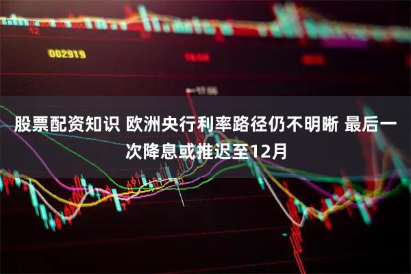 股票配资知识 欧洲央行利率路径仍不明晰 最后一次降息或推迟至12月
